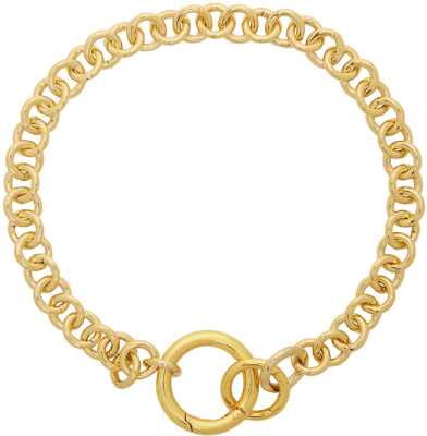 SSENSE Laura Lombardi Gold Fede Necklace